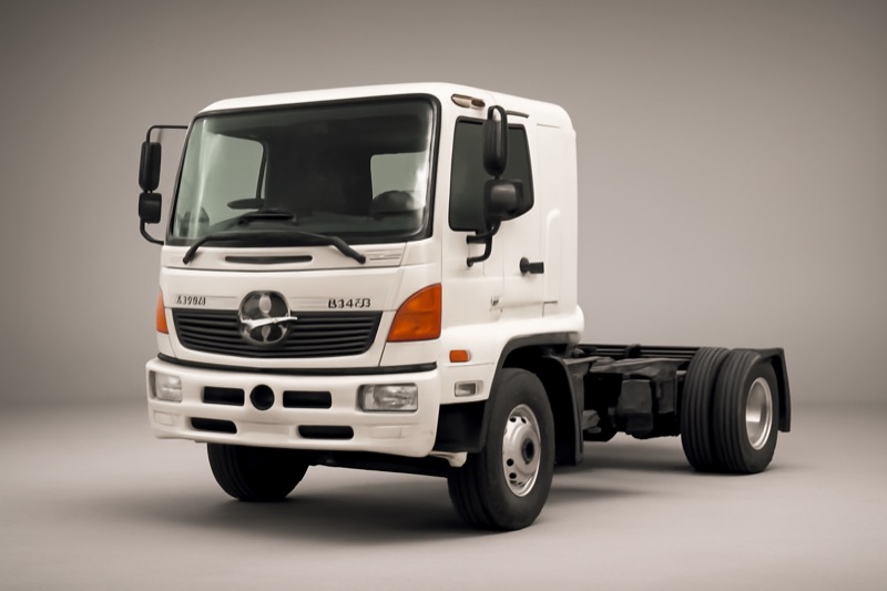 2009 Hino 500 1724 SERIES windshield replacement in San Fernando, CA