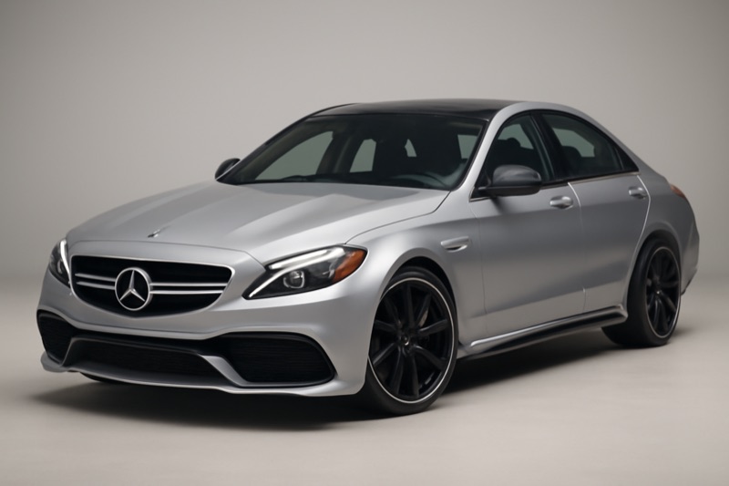 2018 Mercedes-Benz C63 AMG windshield replacement in San Fernando, CA